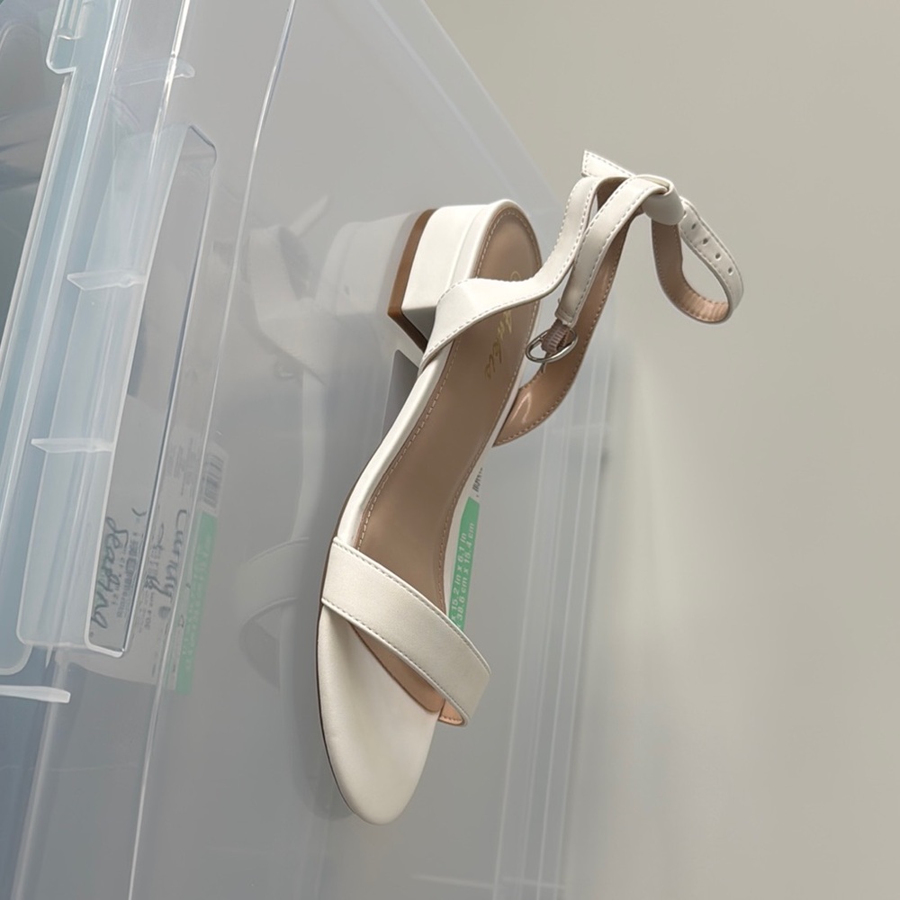 White Strappy Sandals